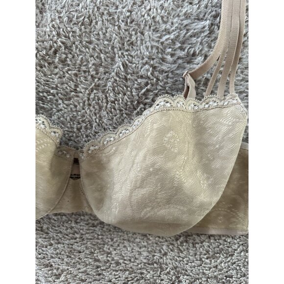Soma Bra Tan Enticing Lift Balconet Underwire Balconette Stretch 38C - Picture 4 of 11